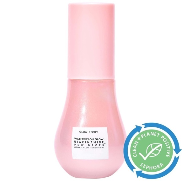 Mini Glow Recipe x Sephora Watermelon Glow Niacinamide Dew Drops Serum - Picture 2 of 7